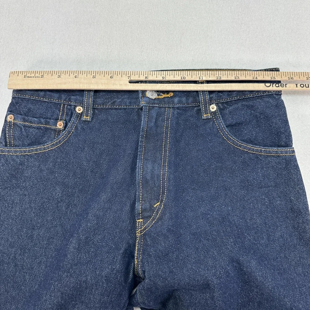 Vintage Levi's 517 Jeans Mens 30x32 Blue Bootcut Dark Wash Denim Classic Y2K A2